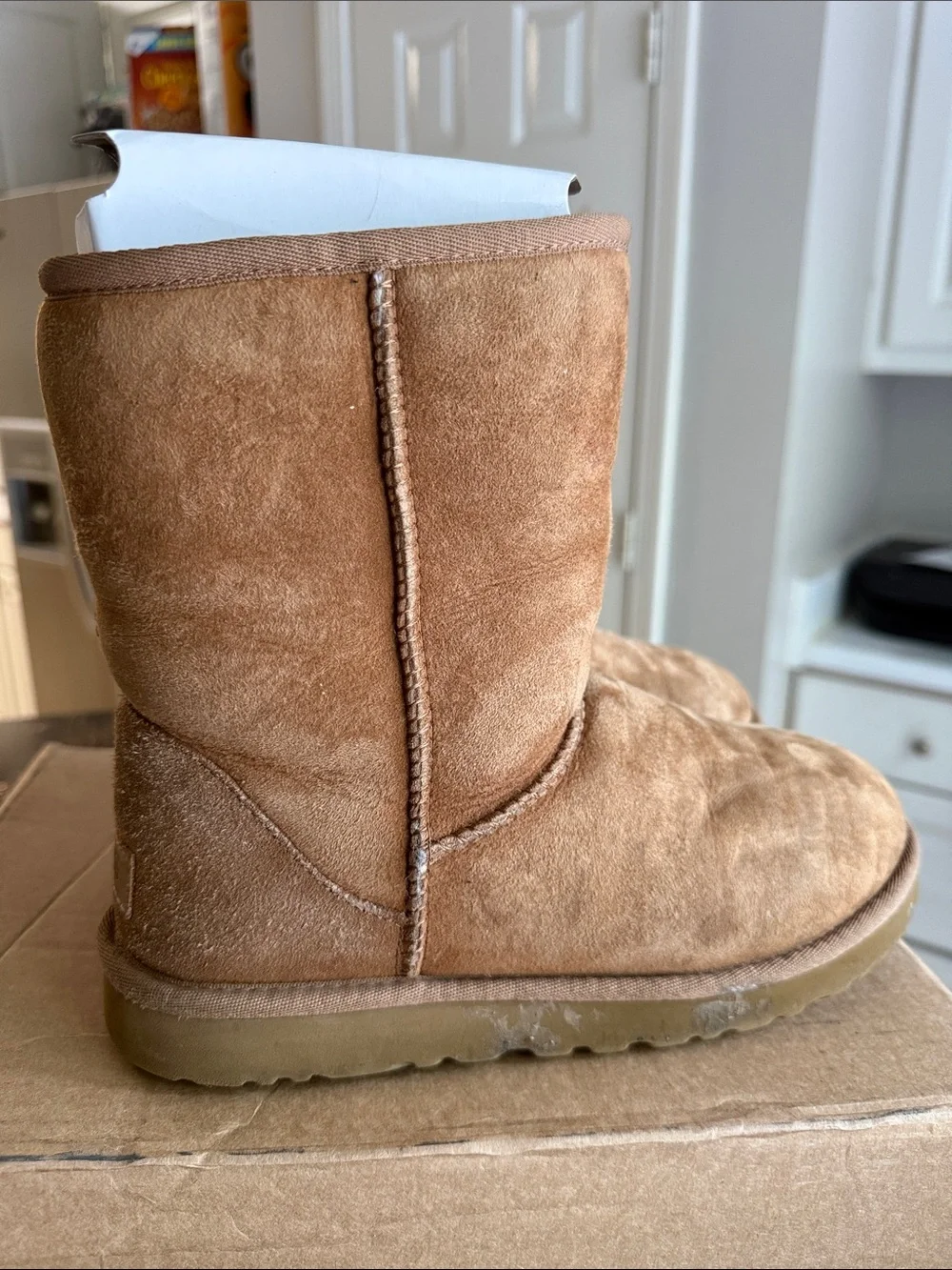 UGG Classic Short II Boots In The Chestnut color